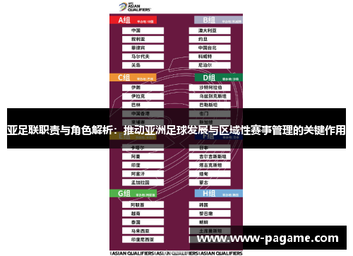 亚足联职责与角色解析：推动亚洲足球发展与区域性赛事管理的关键作用