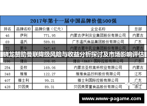 骁龙赞助曼联降级风险与收益分析探讨及市场影响评估